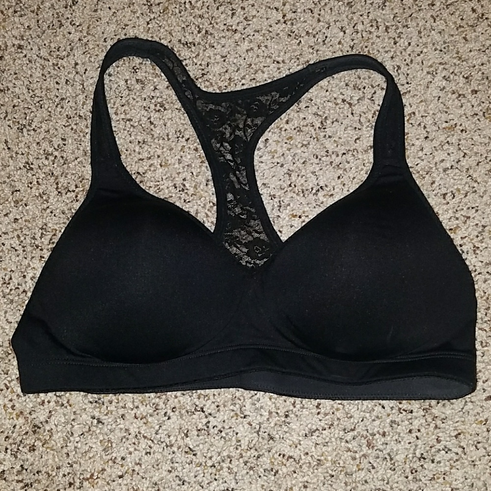 Pink Victoria's Secret sports bra